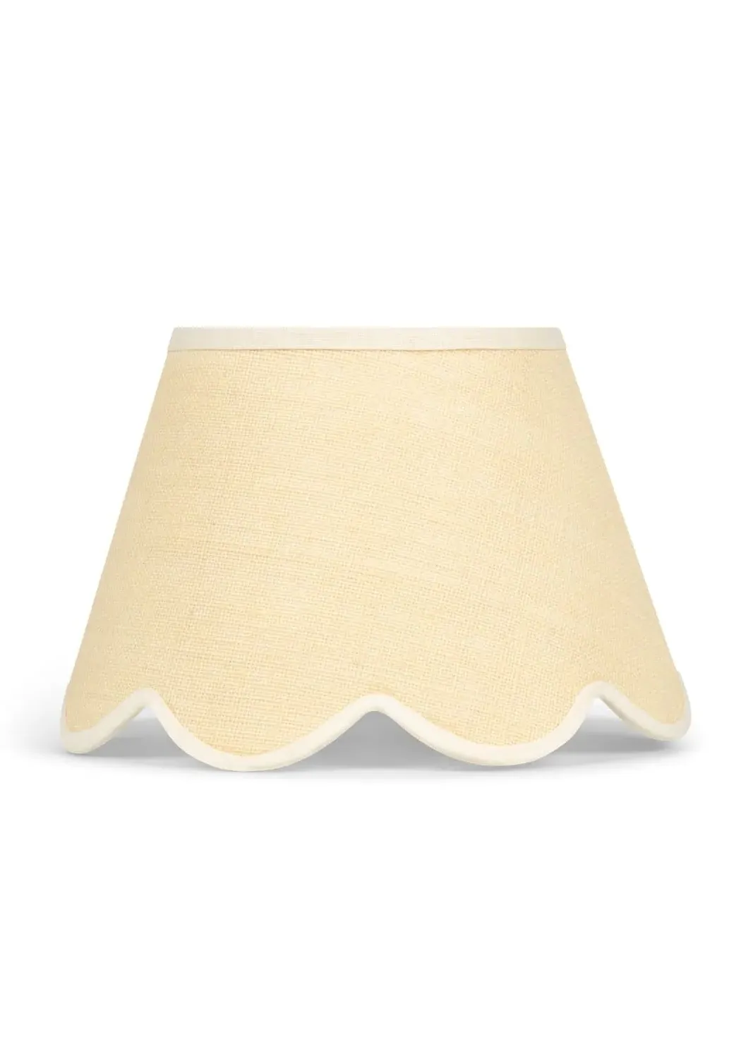 Scalloped Lampshade - White image