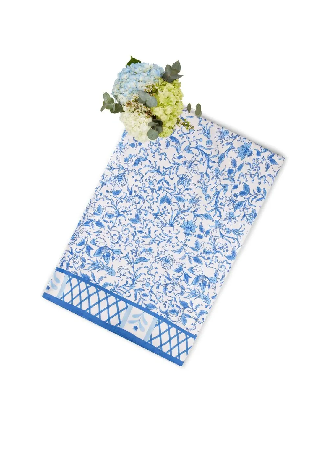 Belgravia Bloom Cotton Tablecloth - Blue product