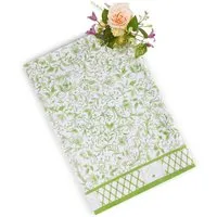 Meadow Floral Tablecloth - Green, Cotton alternate view