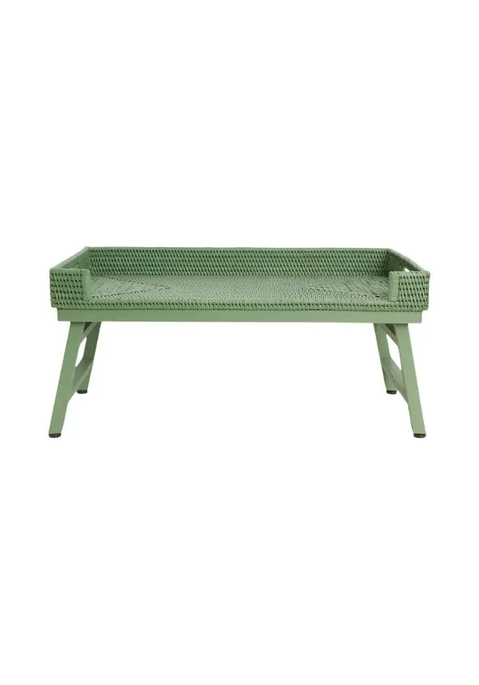Breakfast Tray - Green, Rattan image