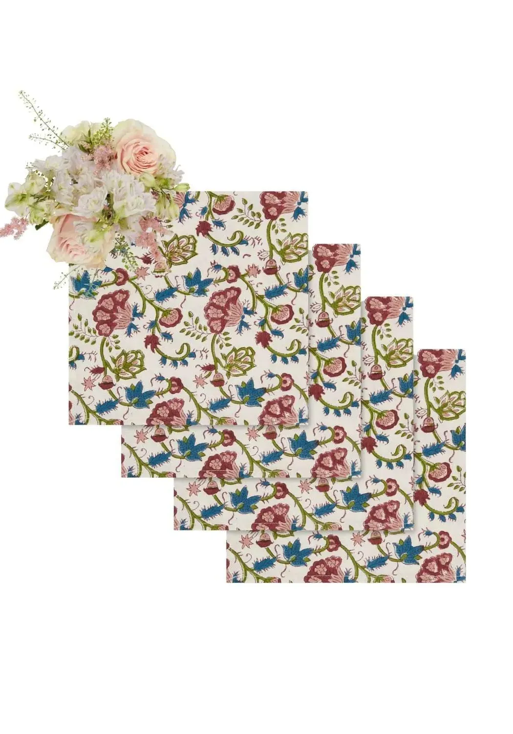 4-Piece Table Napkin Set - Multi, Wildflower