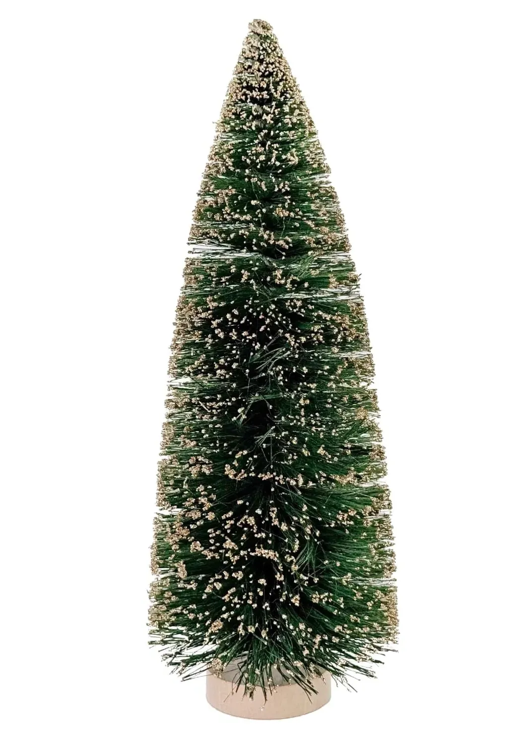 Large Christmas Tree Decoration - Green, Gold
