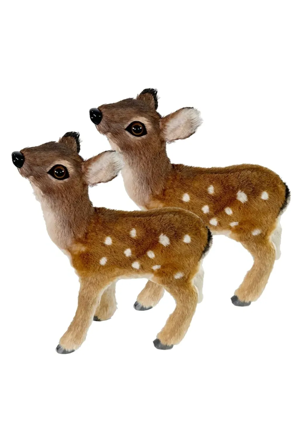 Spotted Deer Figurine Set of 2 - Brown, White product