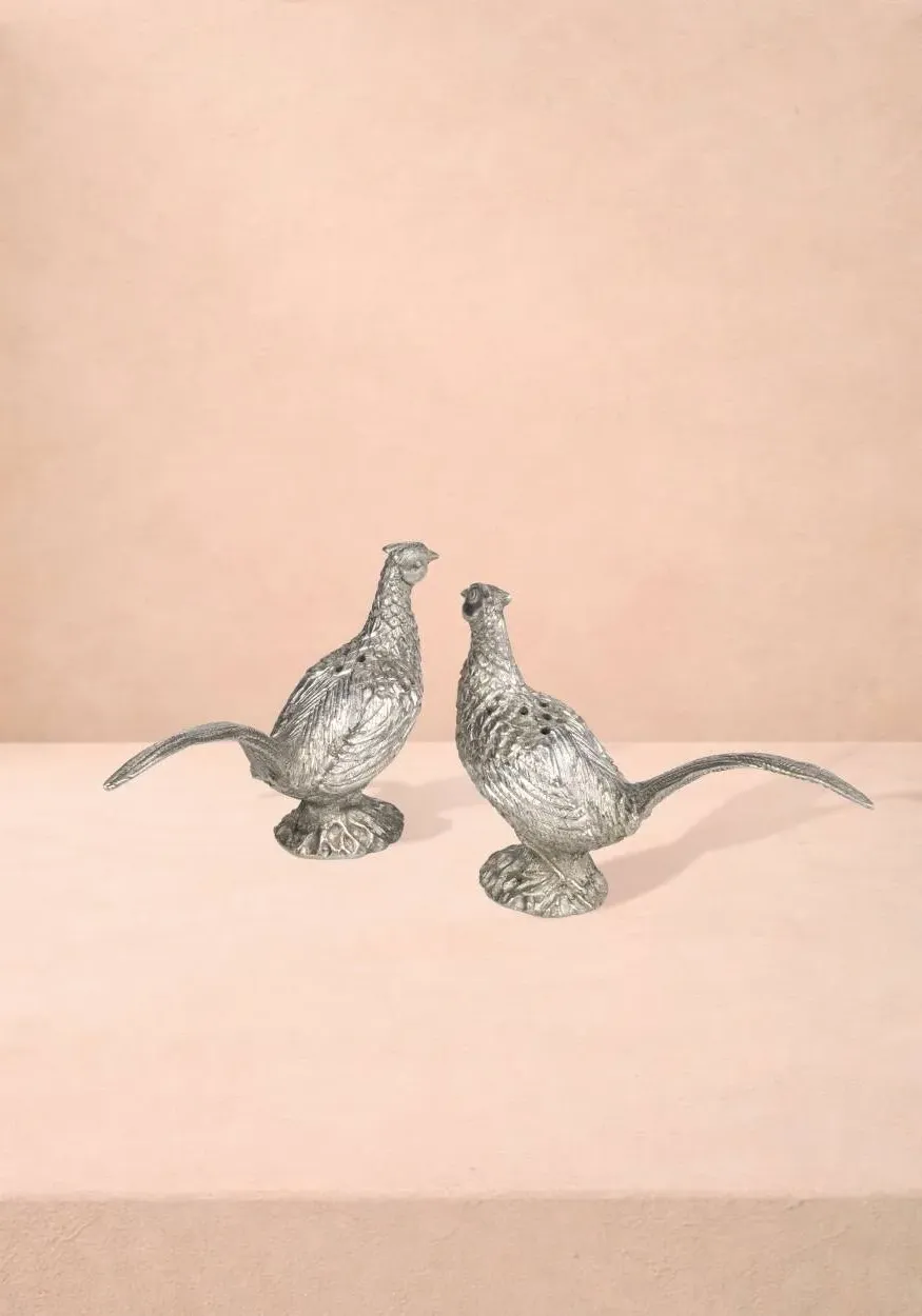 Lola's Pheasant Seasoner Duo - Silver, Pewter product