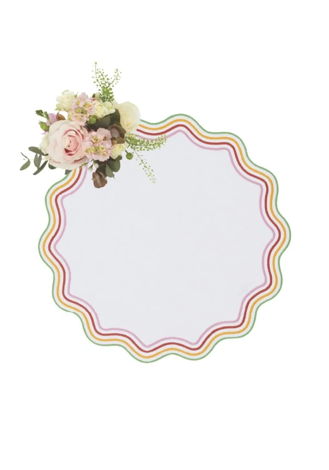 Alice Multi Coloured Trim Placemats - Set of 4 product