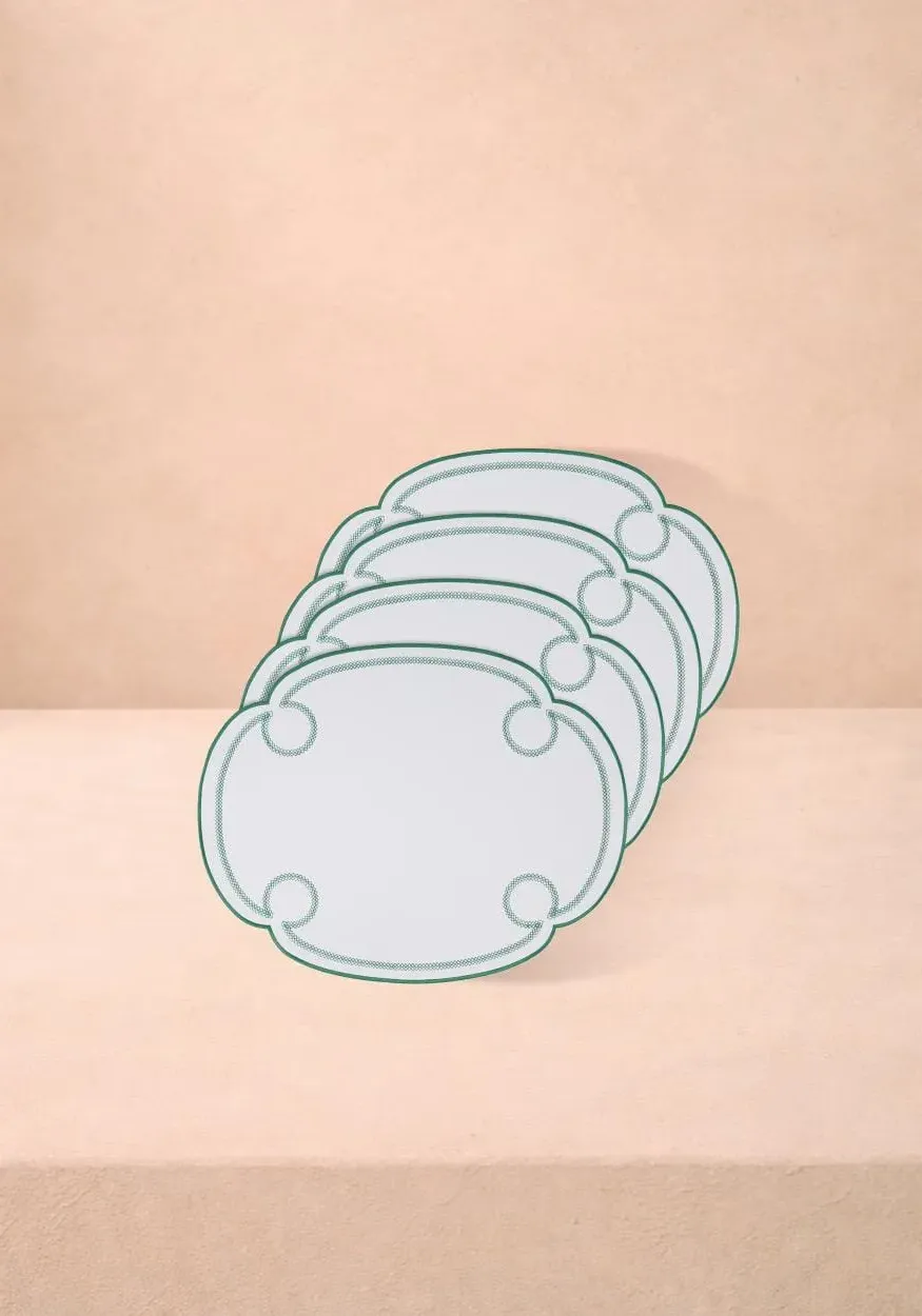Verde for Life Placemats Set of 4 - Green, Coated product