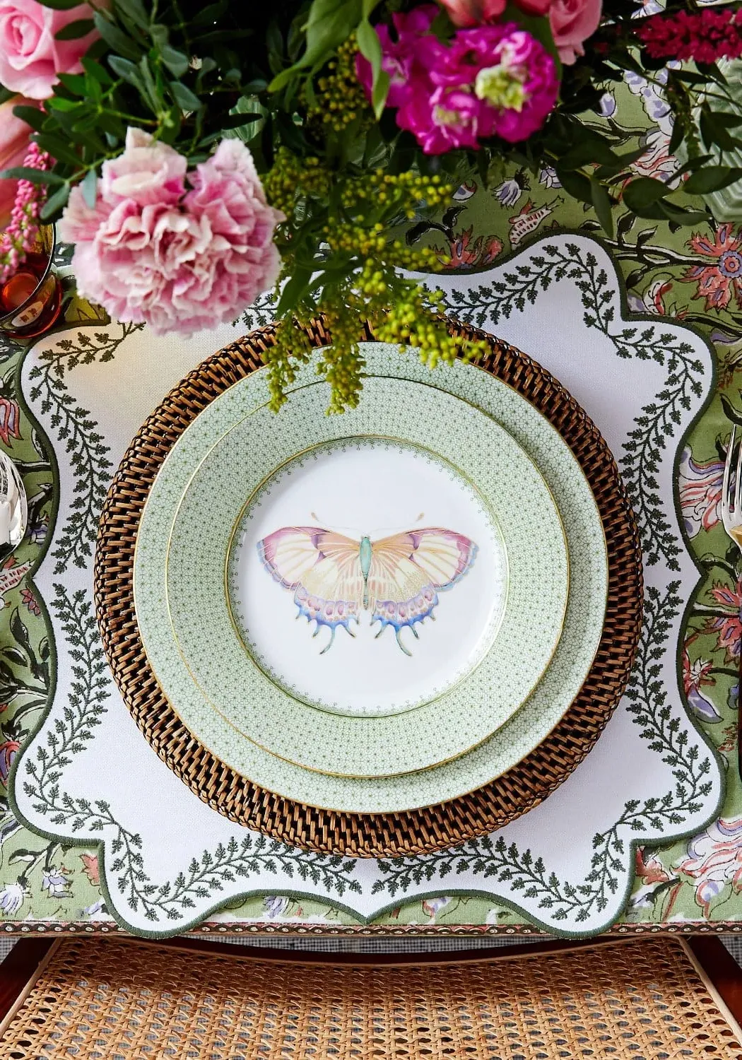 Wreath Placemats Set of 4 - Green