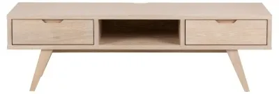 A Line 150cm TV Unit with Storage - Oak