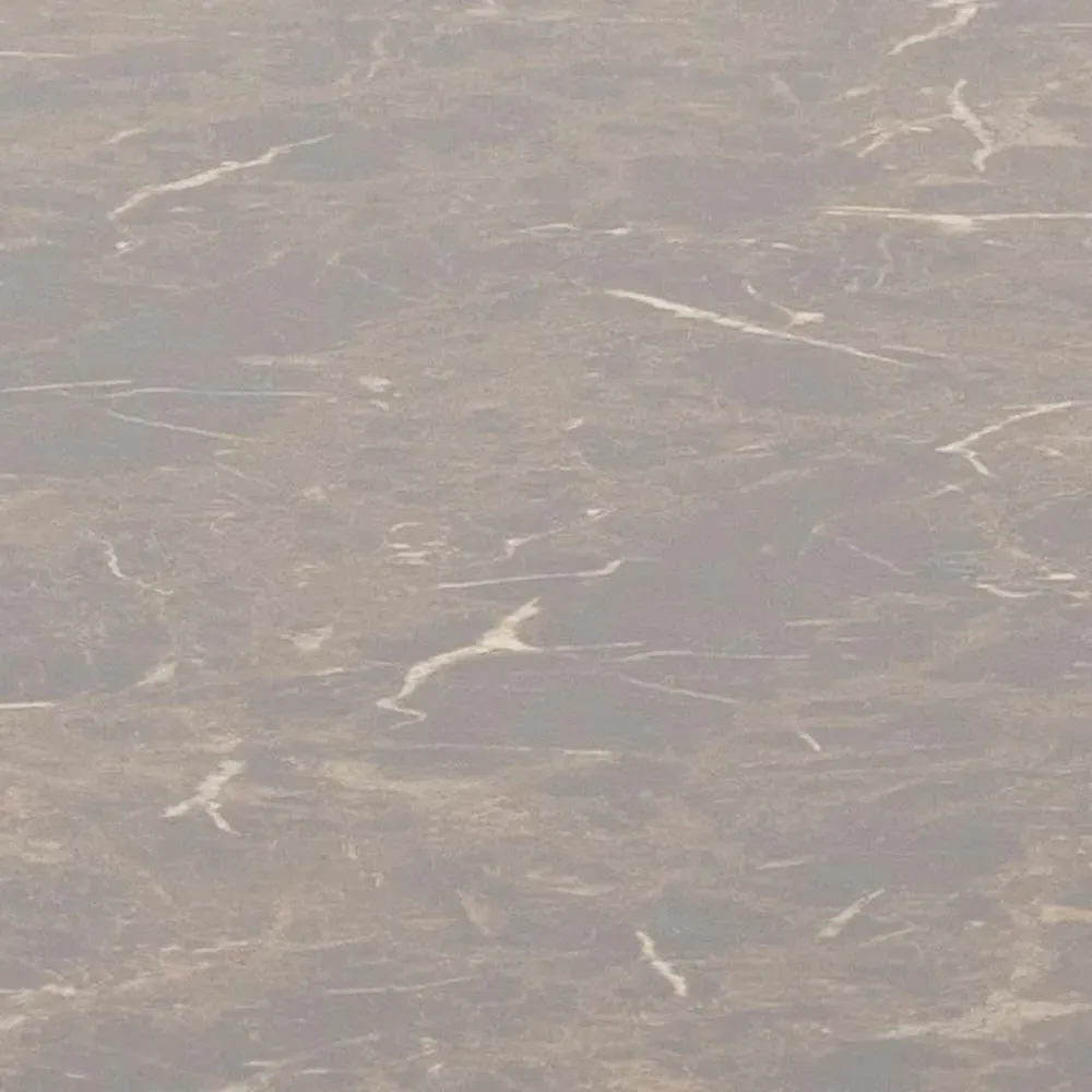 Amble 4 Seater Round Dining Table - Brown, Marble Effect