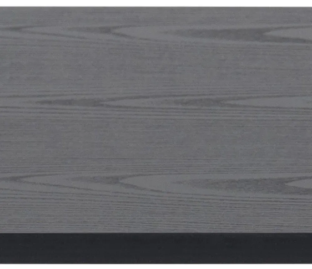 Angus Coffee Table with Storage - Black, Melamine