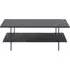 Angus Coffee Table with Storage - Black, Melamine