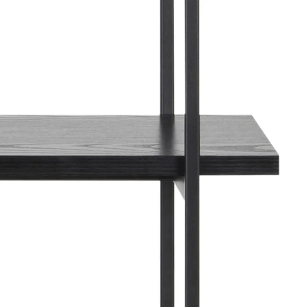 Angus Open Bookcase - Black