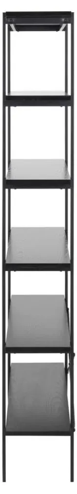 Angus Open Bookcase - Black