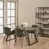 Antalya 6-Seater Dining Table - Black, Ceramic