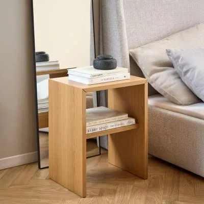 Arlon Small Bedside Table - Oak image