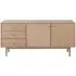 Aston Oak 160cm 2 Door Sideboard - White, Oak Veneer