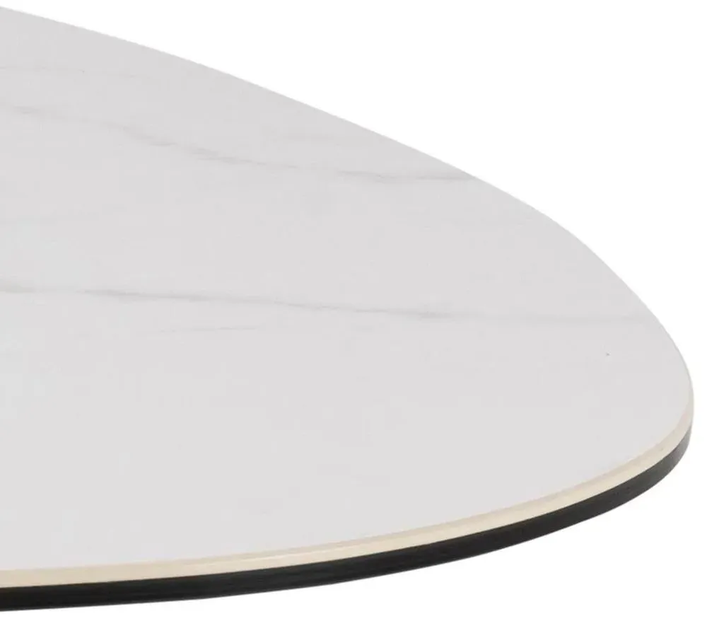 Barnsley Akranes Coffee Table - White, Ceramic