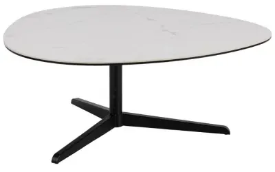 Barnsley Akranes Coffee Table - White, Ceramic image
