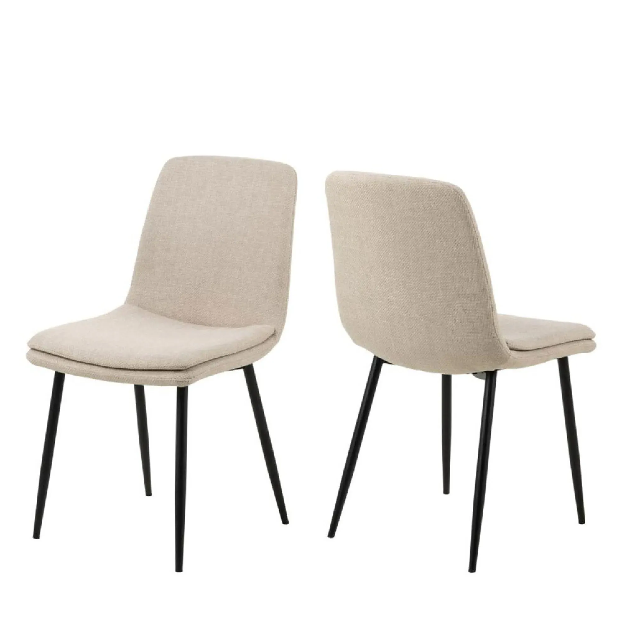 Becca Dining Chair Set of 4 - Beige
