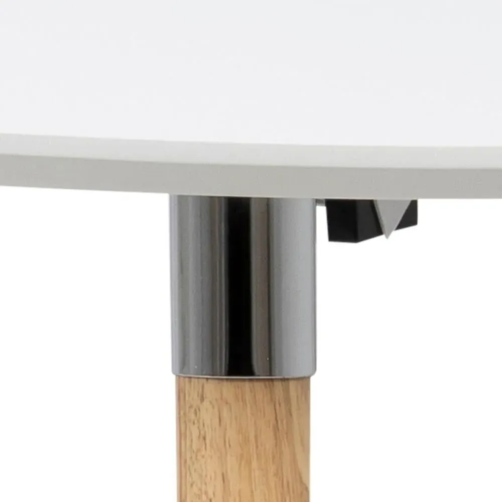 Belina 6-10 Seater Extending Dining Table - White, Oak