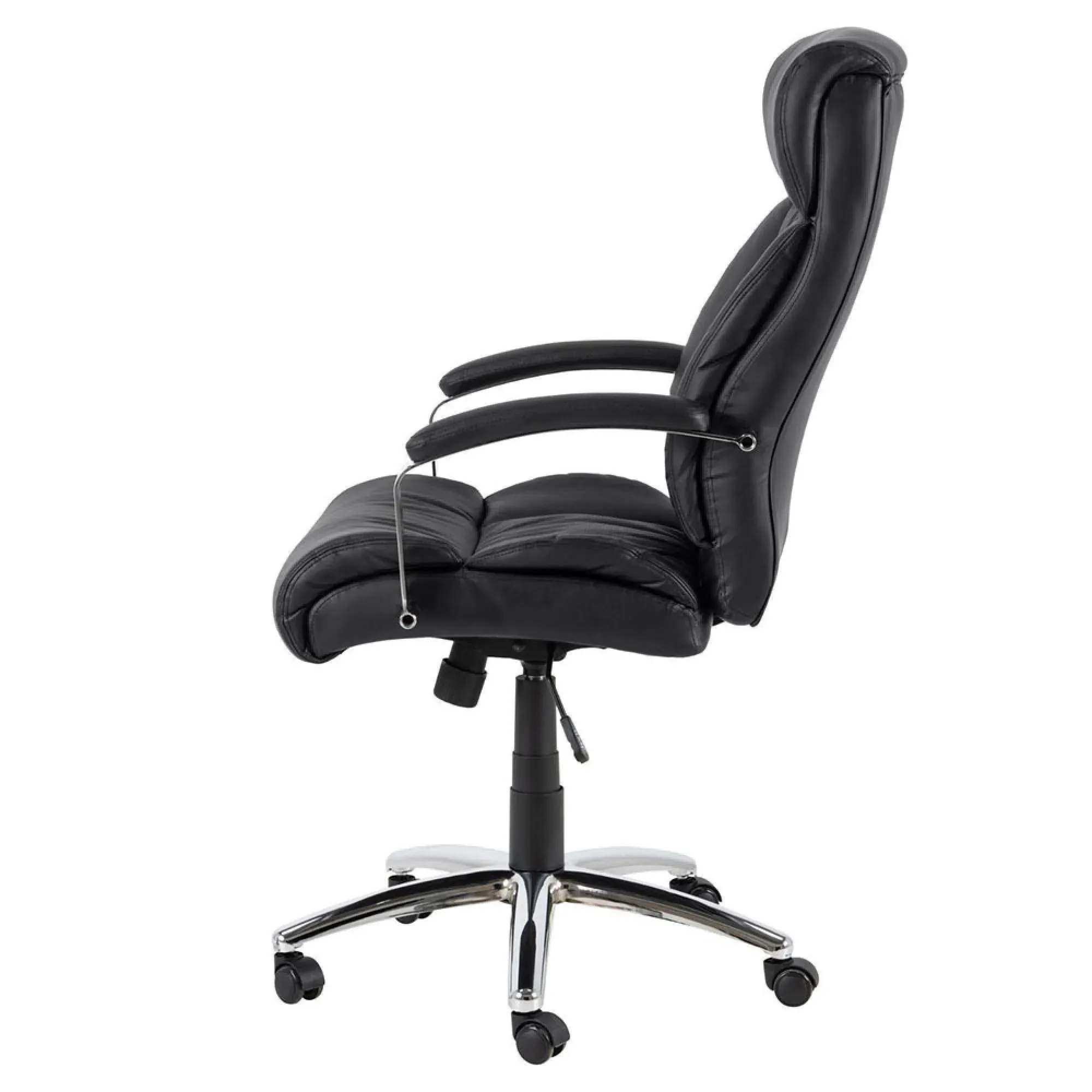 Benson Office Chair - Black, Faux Leather