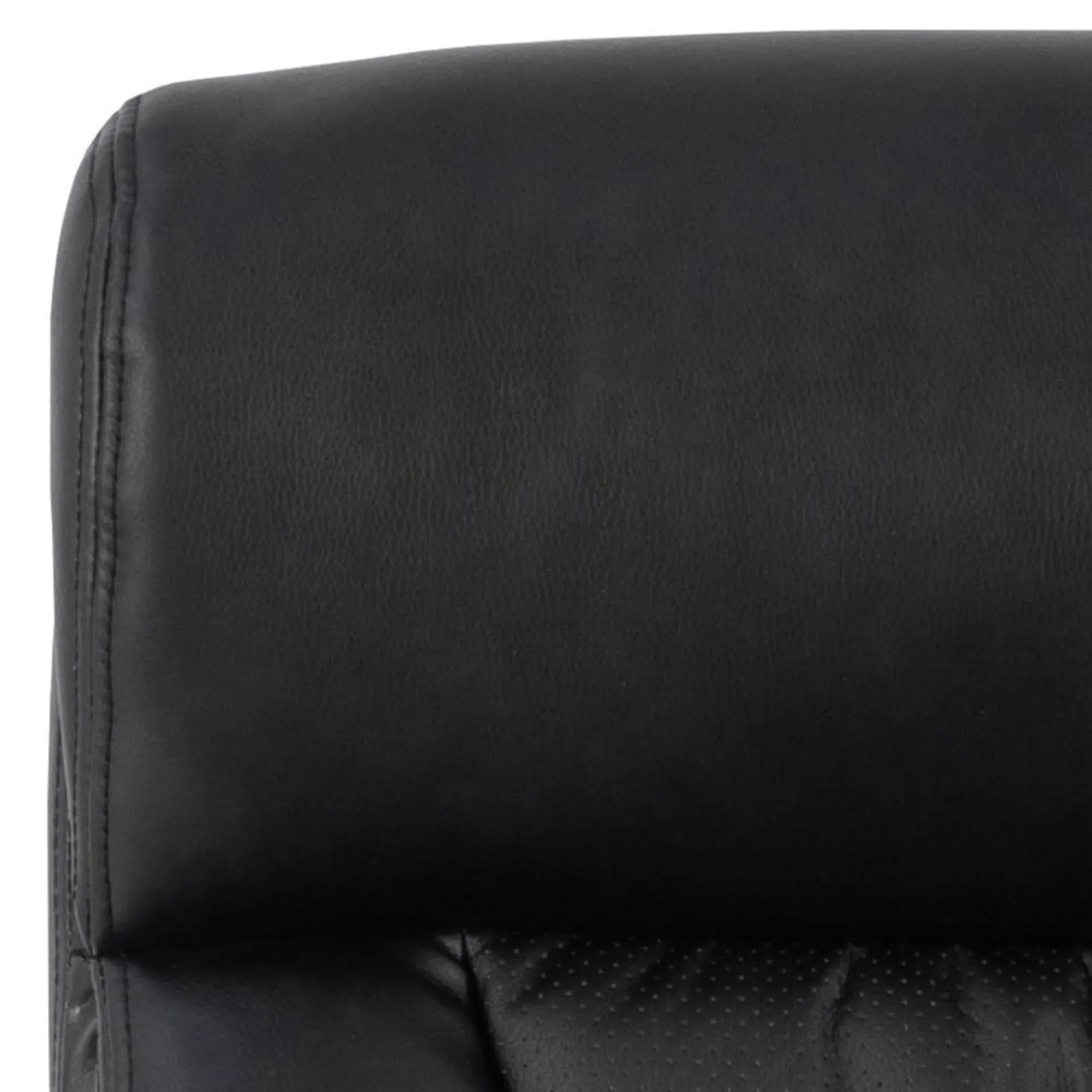 Benson Office Chair - Black, Faux Leather