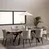 Blackburn 6-10 Seater Extending Dining Table - Black, Ceramic