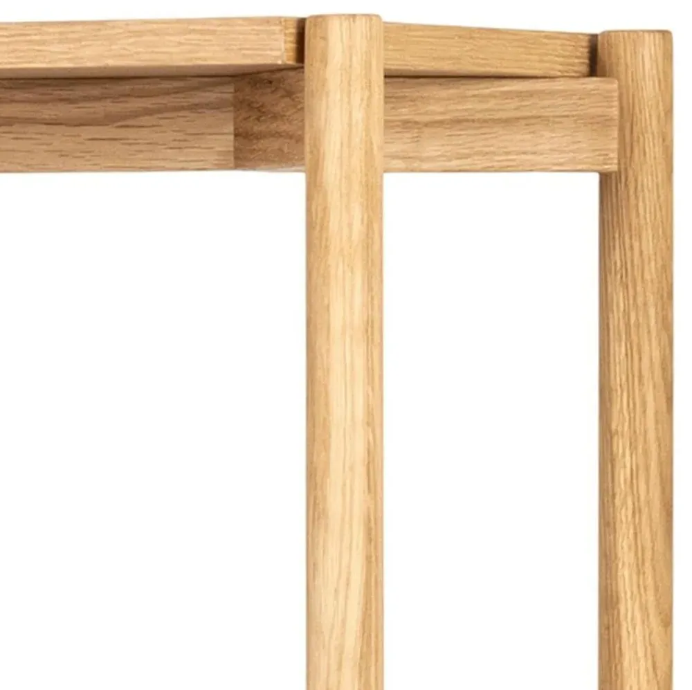 Braidwood Tall Open Bookcase - Oiled Oak