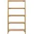 Braidwood Tall Open Bookcase - Oiled Oak