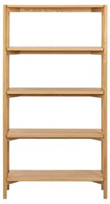 Braidwood Tall Open Bookcase - Oiled Oak image