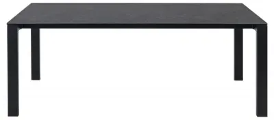 Brentford Black Ceramic 8 Seater Dining Table - Black