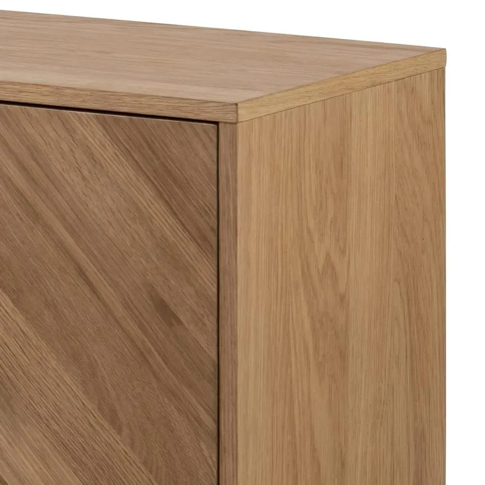 Brighton 150cm 3 Door Sideboard - Oak Veneer