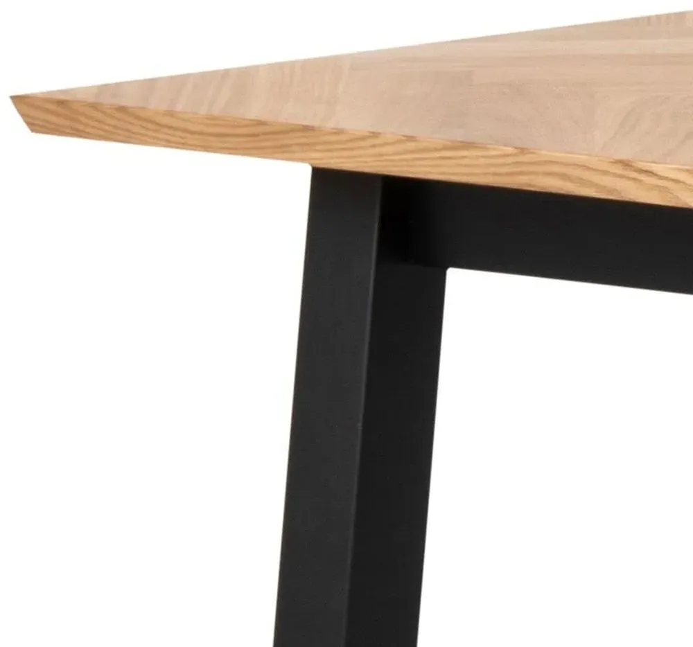 Brighton Oak 6-Seater Dining Table - Oak, MDF