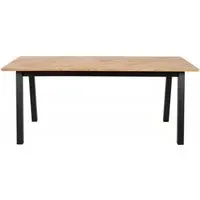 Brighton Oak 6-Seater Dining Table - Oak, MDF