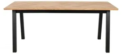 Brighton Oak 6-Seater Dining Table - Oak, MDF