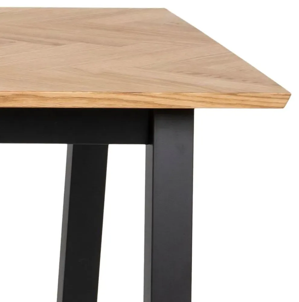 Brighton Oak 8 Seater Dining Table - Oak, MDF