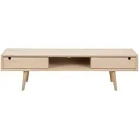 Century Oak 160cm TV Unit with Storage - Oak