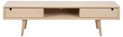 Century Oak 160cm TV Unit with Storage - Oak image