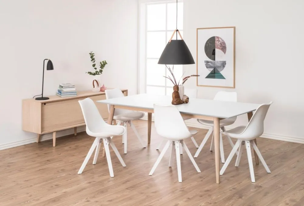 Century Oak 180cm 2 Door Sideboard - Oak Veneer