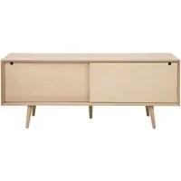 Century Oak 180cm 2 Door Sideboard - Oak Veneer