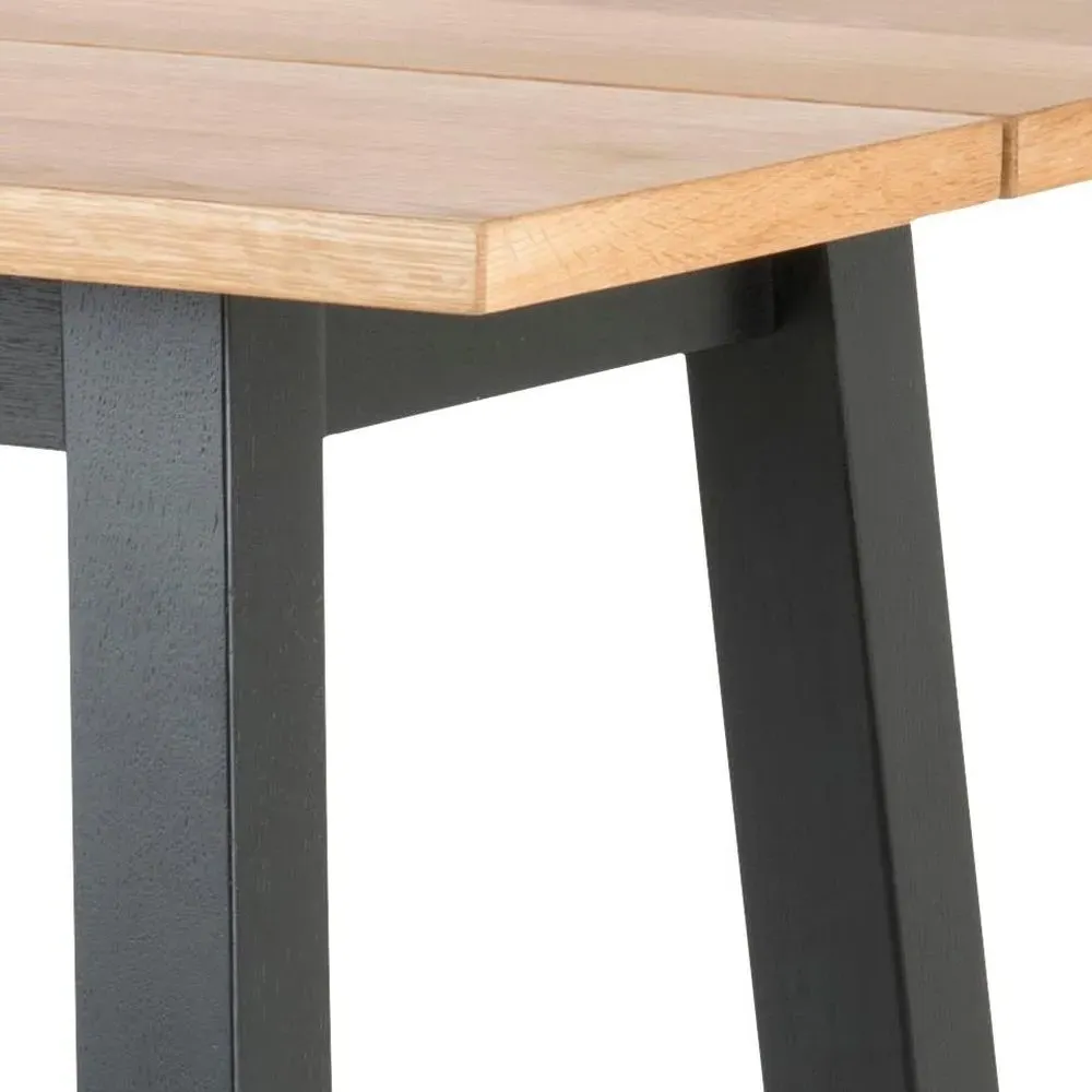 Chara Bar Table - Oak, Black