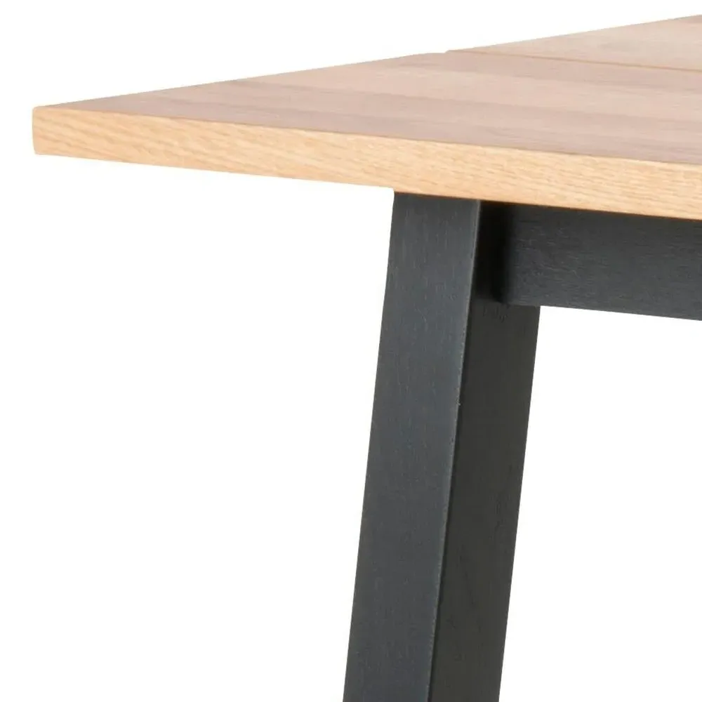 Chara Bar Table - Oak, Black