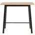 Chara Bar Table - Oak, Black