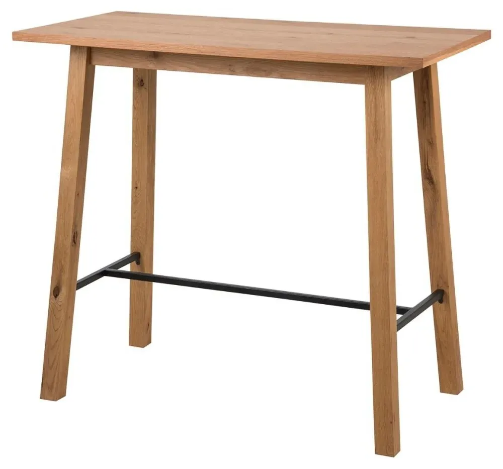 Chara Bar Table - Wild Oak Veneer