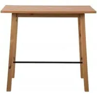 Chara Bar Table - Wild Oak Veneer