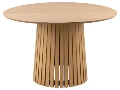 Christo 4-Seater Round Dining Table - Oak image