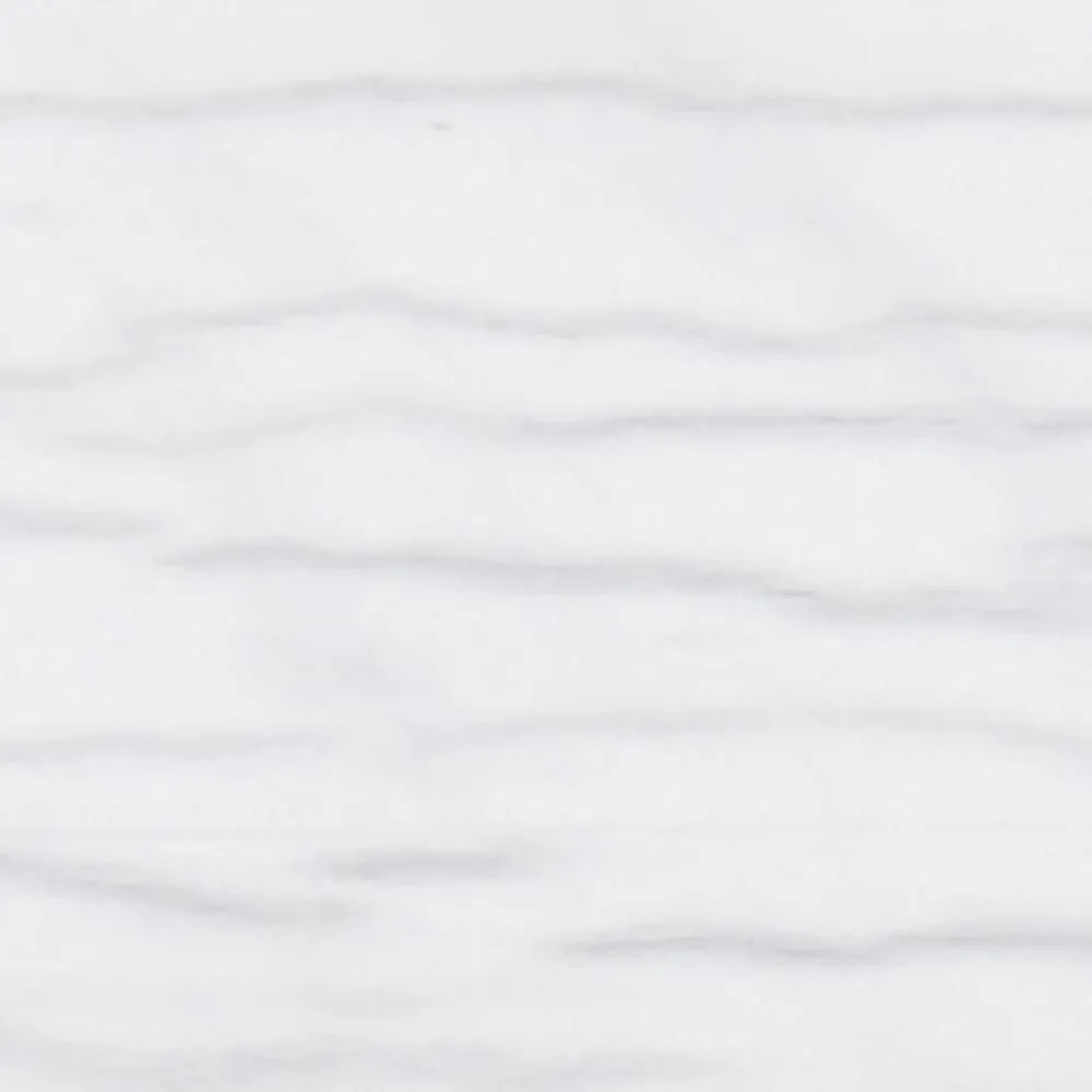 Corby Round Coffee Table - White, Marble Effect