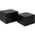 Dice Coffee Table Set of 2 - Black, Marble Effect