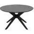 Duncan 80cm Round Coffee Table - Black, Oak