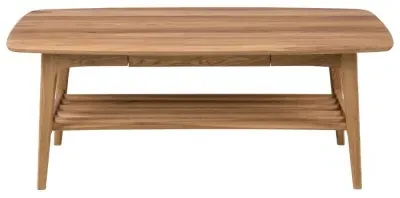 Emma Oak Coffee Table with Storage - Oak image